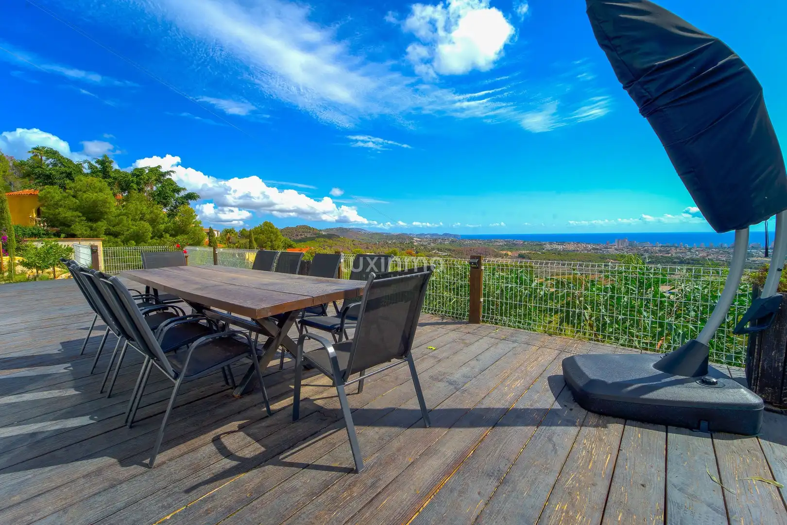 Terrasse von Haus oder Chalet zum Verkauf in Calpe / Calp mit Klimaanlage, Heizung und Terrasse