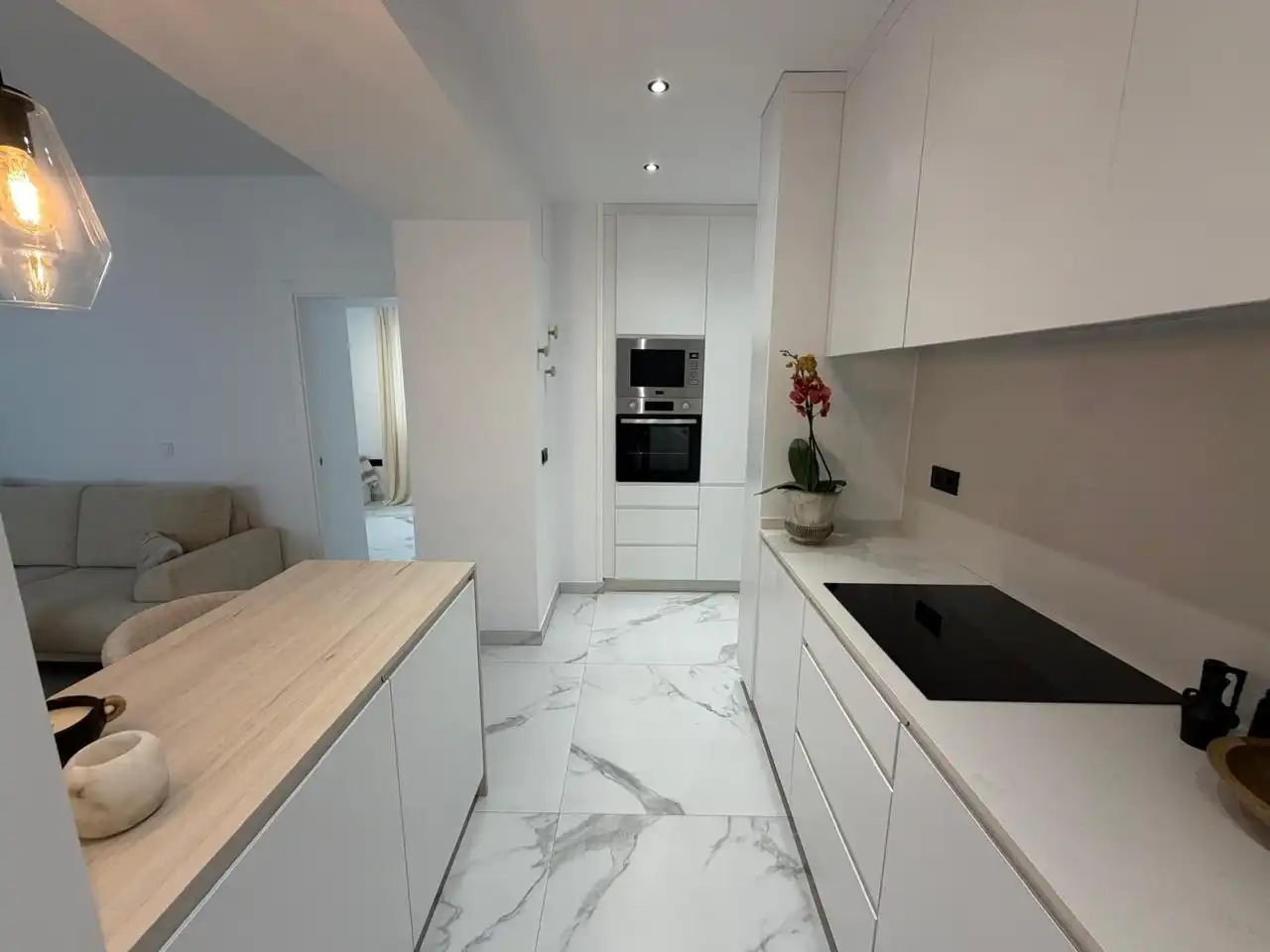 Kitchen of Flat for rent in Cádiz  with Air Conditioner, Furnished and Pets allowed