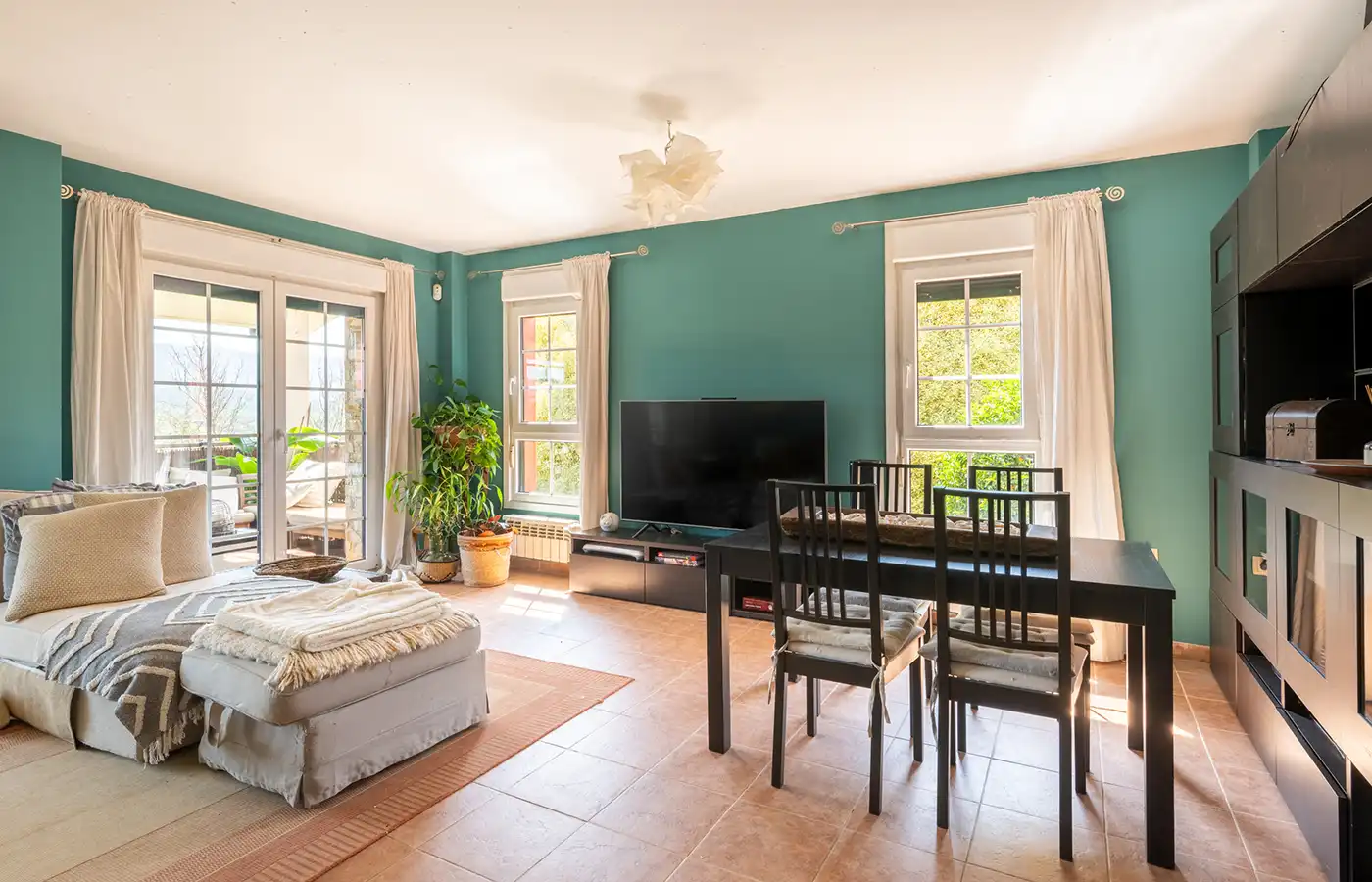 Dining room of Houses for sale in Culleredo  with Air Conditioner, Heating and Private garden