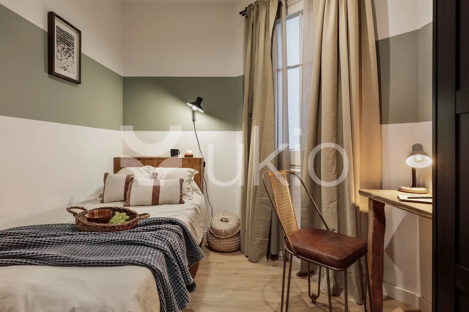 Bedroom of Apartments for rent in Barcelona  with Air Conditioner, Heating and Furnished