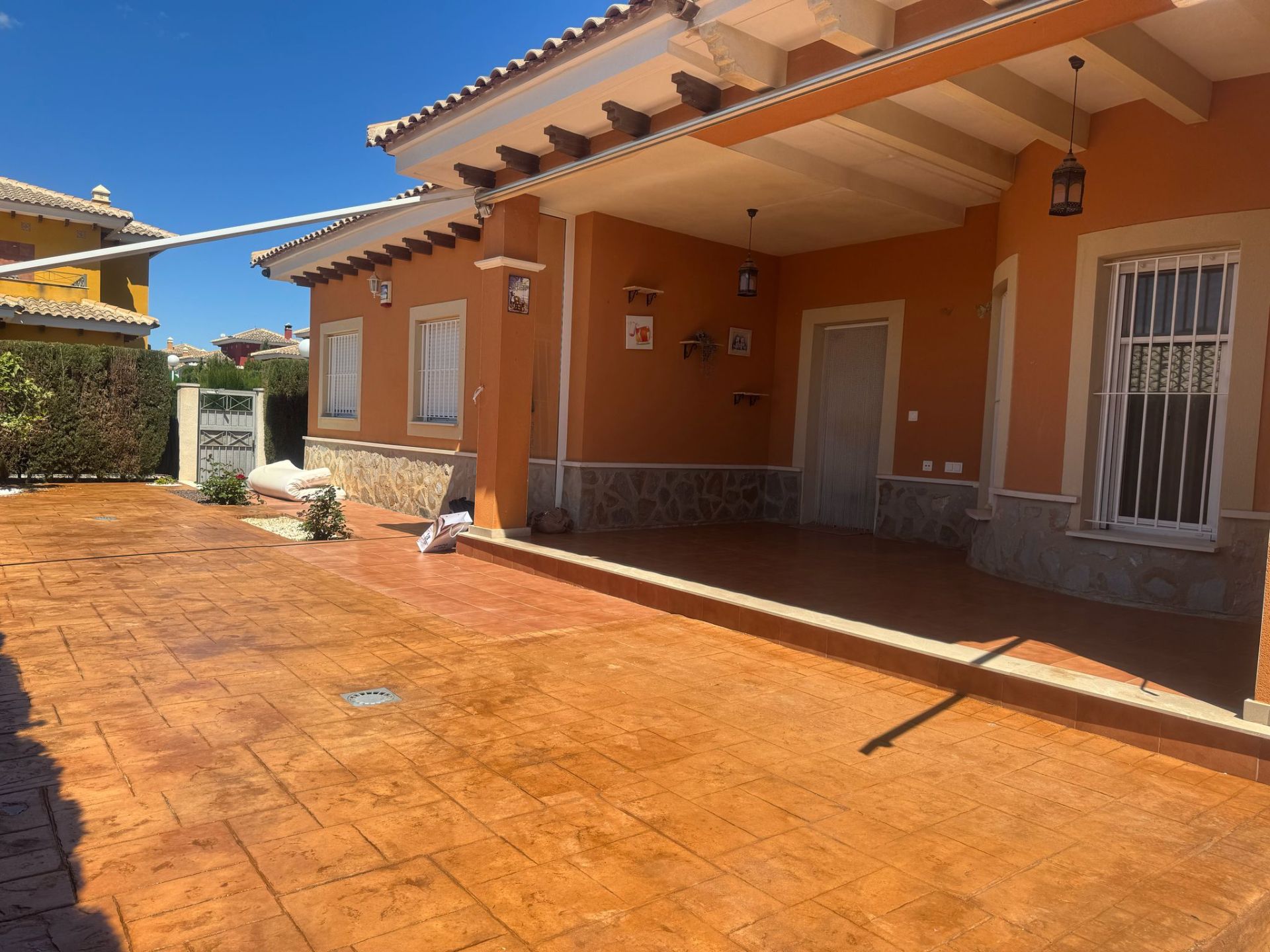 Vista exterior de Casa o xalet en venda en Aspe amb Aire condicionat, Calefacció i Jardí privat