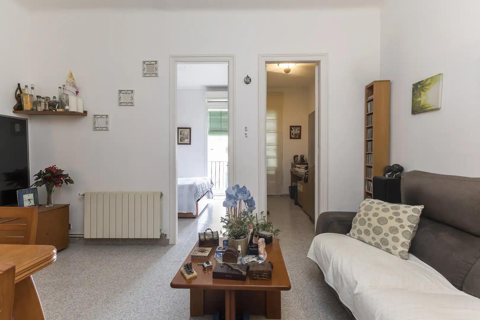 Sala de estar de Piso en venta en Barcelona con Aire acondicionado, Calefacción y Balcón