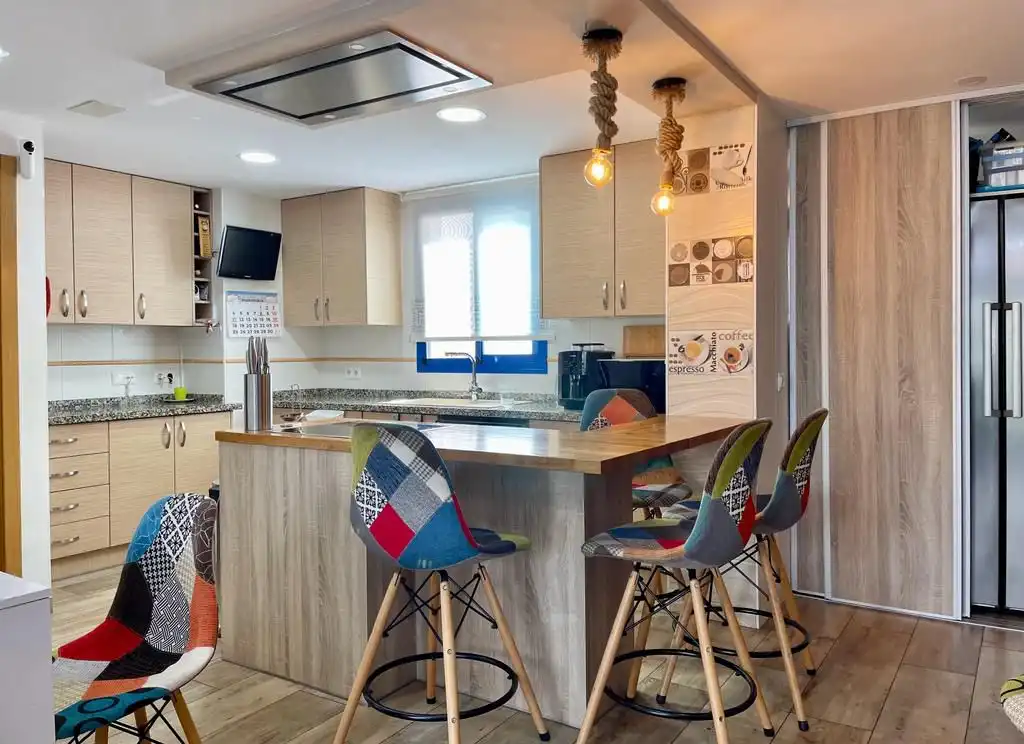 Kitchen of Flat for sale in Vila-real  with Air Conditioner, Heating and Storage room