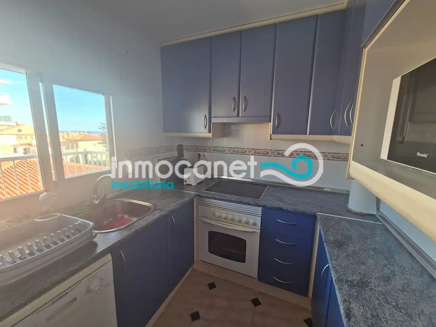Cocina de Apartamento en venta en Piles con Aire acondicionado, Terraza y Amueblado