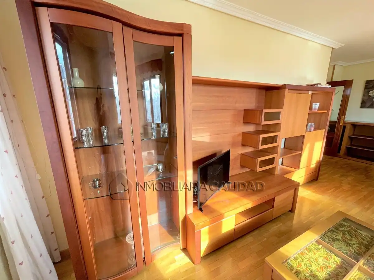 Sala de estar de Piso de alquiler en Burgos con Calefacción, Trastero y Amueblado