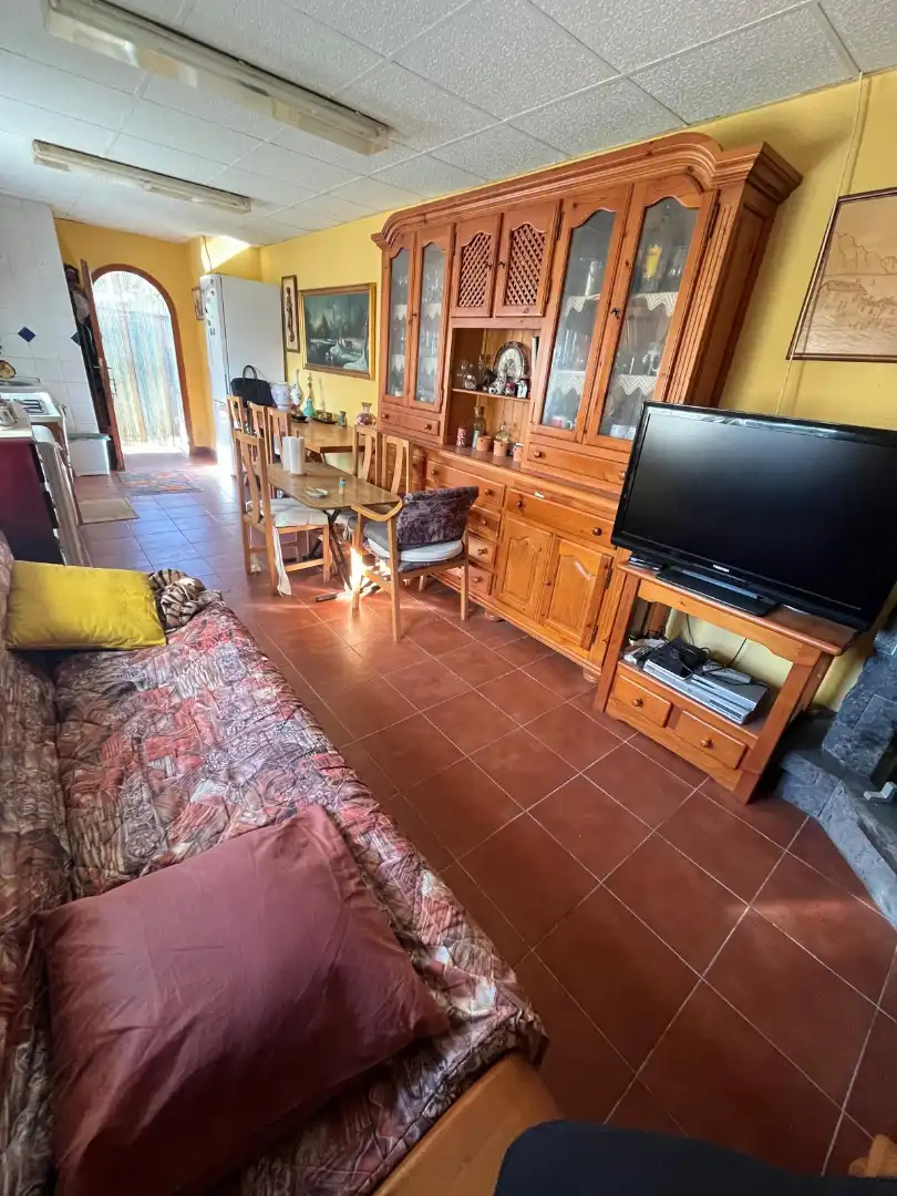 Sala de estar de Finca rústica en venta en Zaragoza con Aire acondicionado, Calefacción y Jardín privado