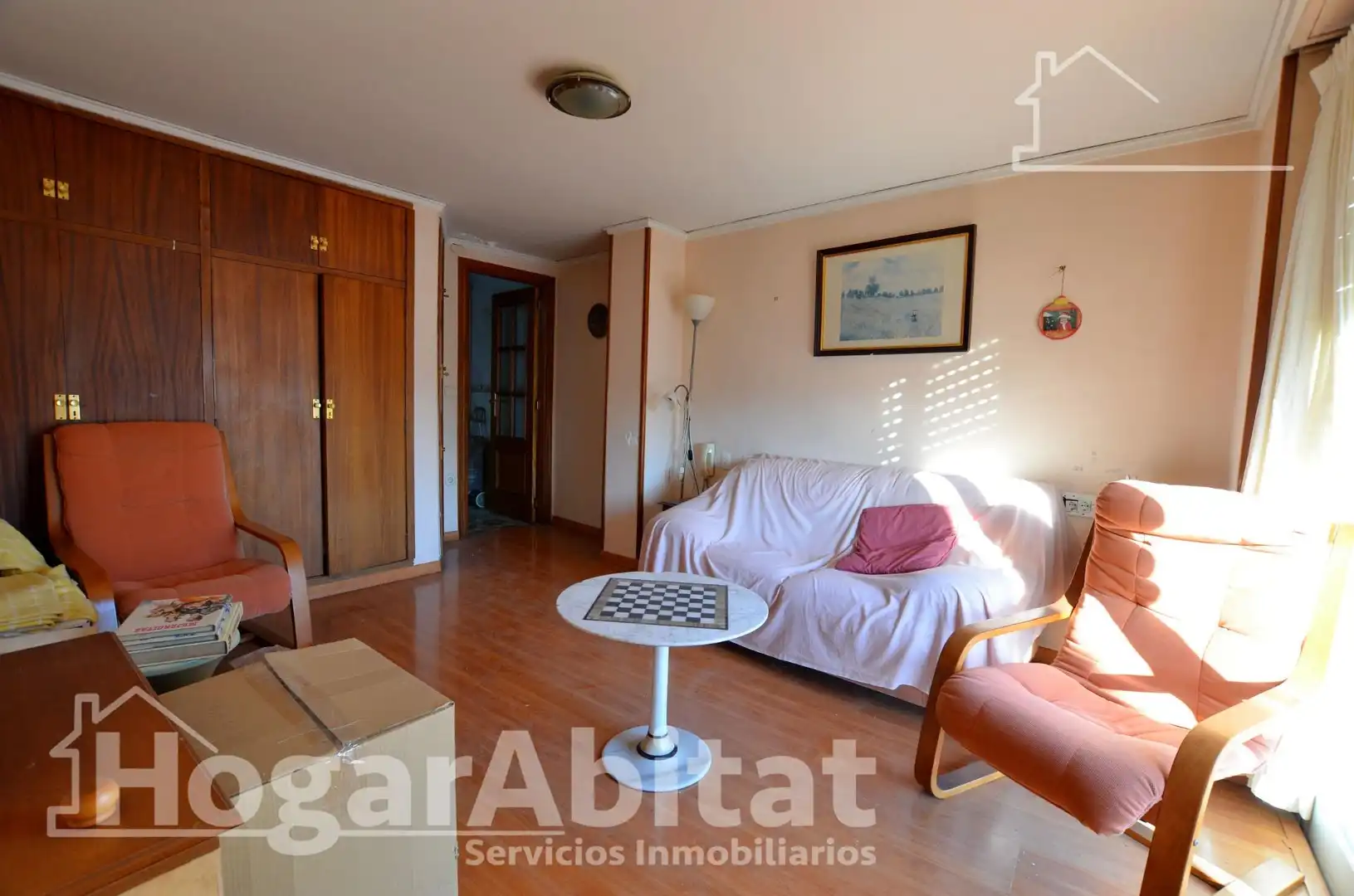 Sala de estar de Piso en venta en Gandia con Terraza, Trastero y Amueblado