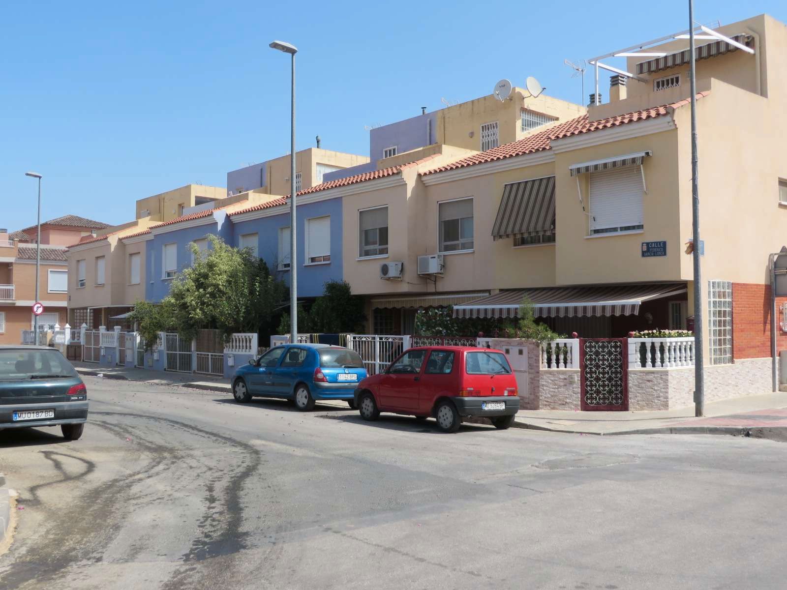 Exterior view of Single-family semi-detached for sale in  Murcia Capital