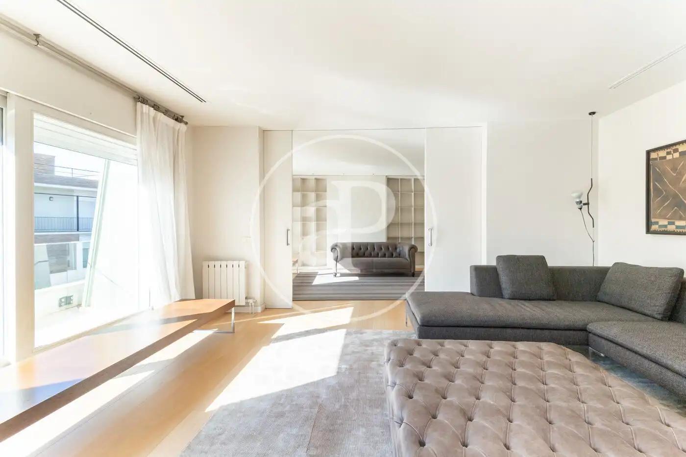 Living room of Flat for rent in Barcelona  with Air Conditioner, Heating and Terrace