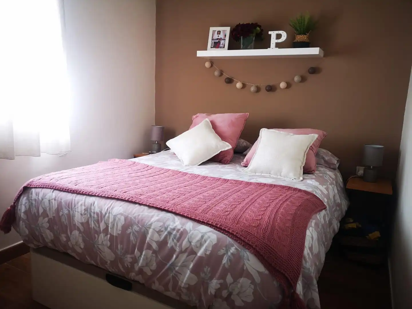 Dormitori de Apartament de lloguer en Badajoz amb Aire condicionat i Moblat
