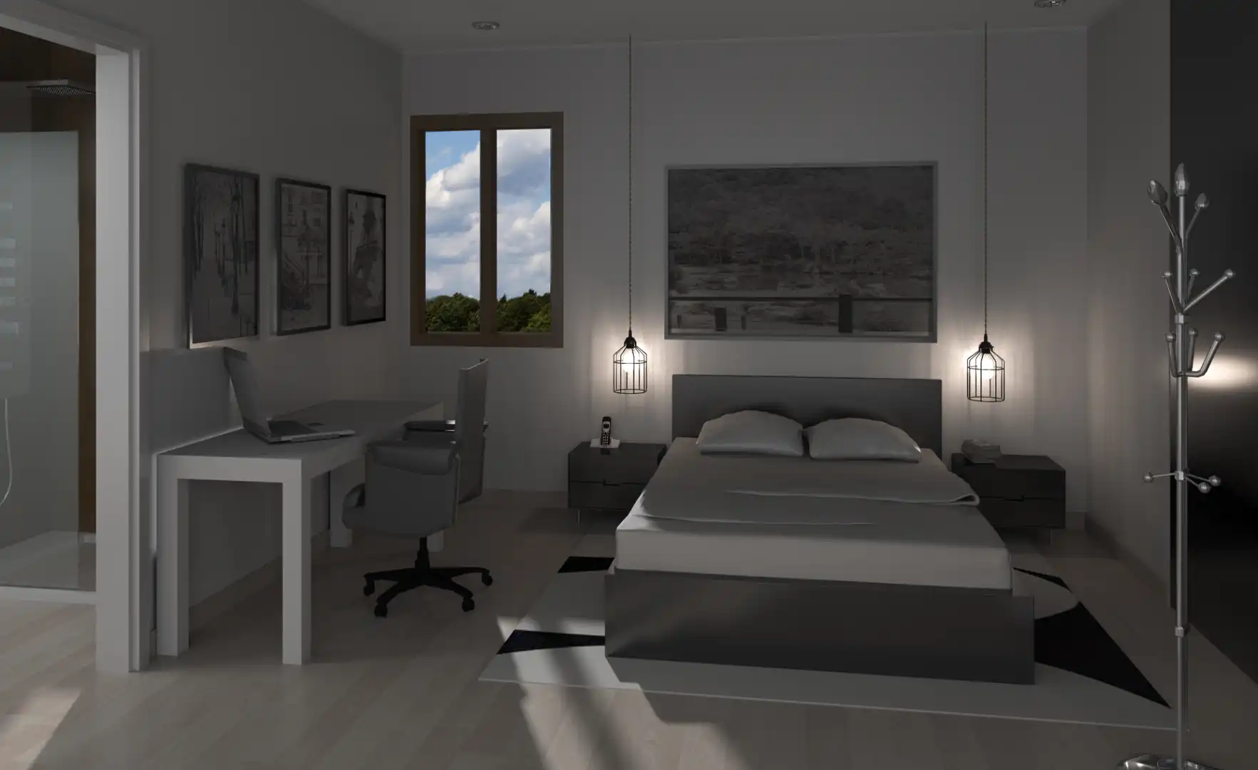 Schlafzimmer von Haus oder Chalet zum Verkauf in Torrelodones mit Heizung, Privatgarten und Terrasse