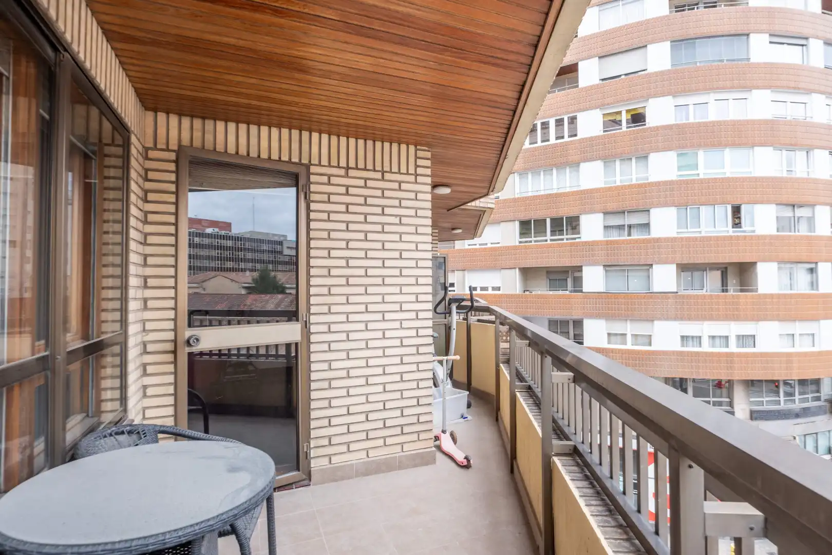 Terraza de Piso de alquiler en Zaragoza con Aire acondicionado, Calefacción y Parquet