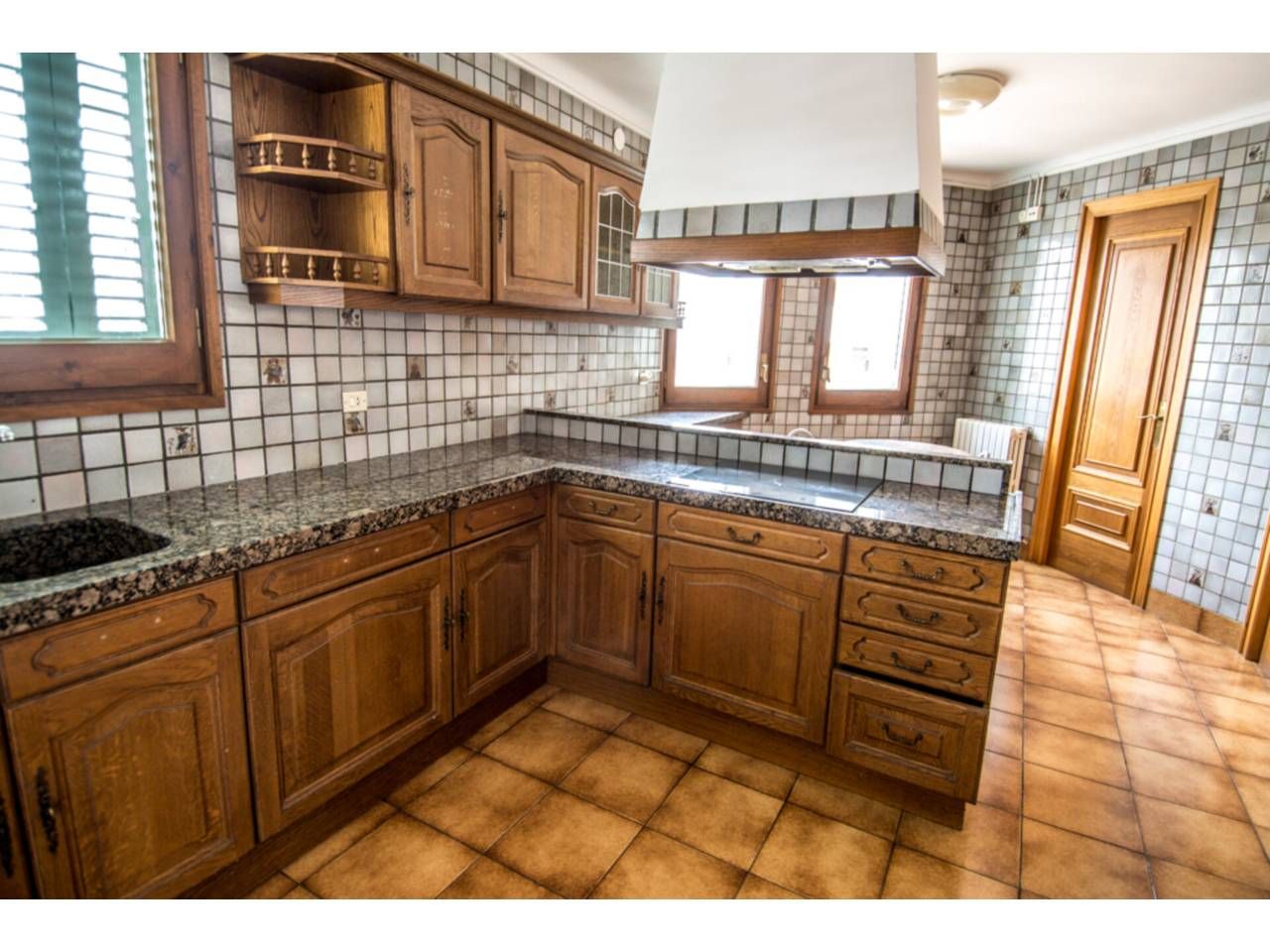 Kitchen of Flat for sale in Súria  with Heating, Parquet flooring and Terrace