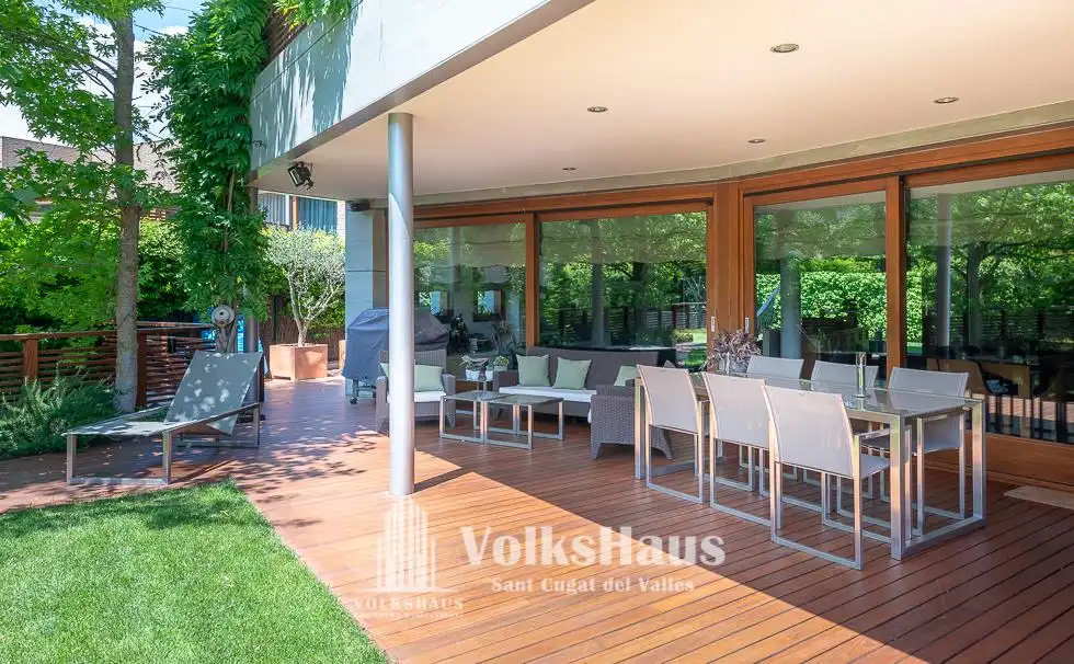 Terrasse von Haus oder Chalet zum Verkauf in Sant Cugat del Vallès mit Klimaanlage, Heizung und Privatgarten