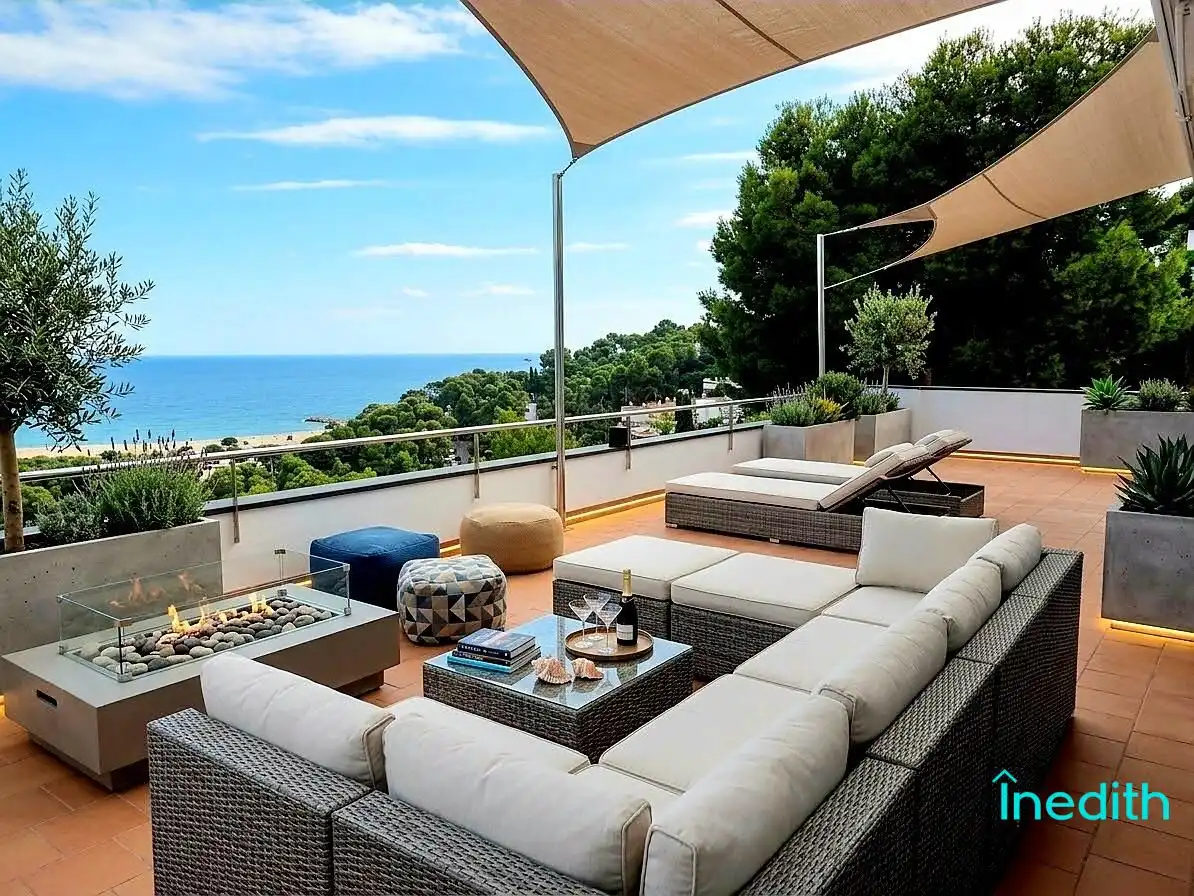 Casa amb terrassa en venda a Les Botigues de Sitges, imagen 7