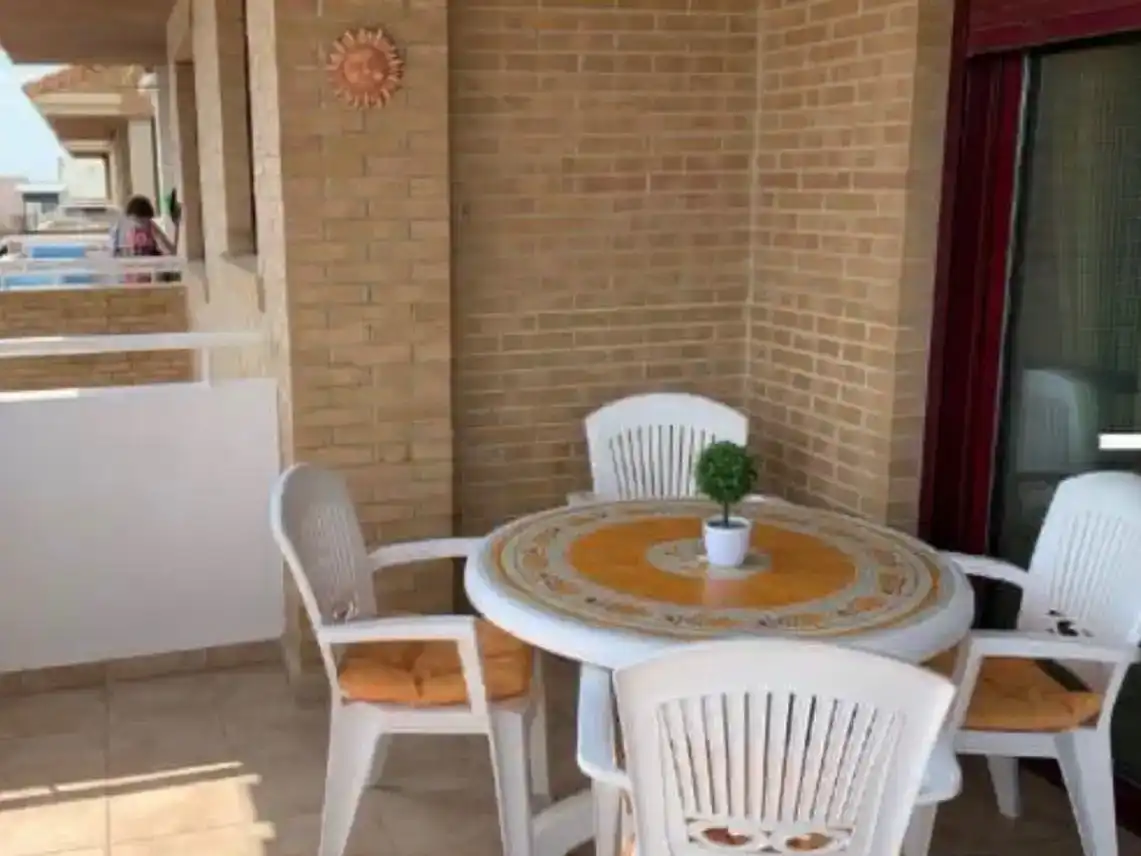 Terrassa de Apartament de lloguer en Almenara amb Aire condicionat i Piscina