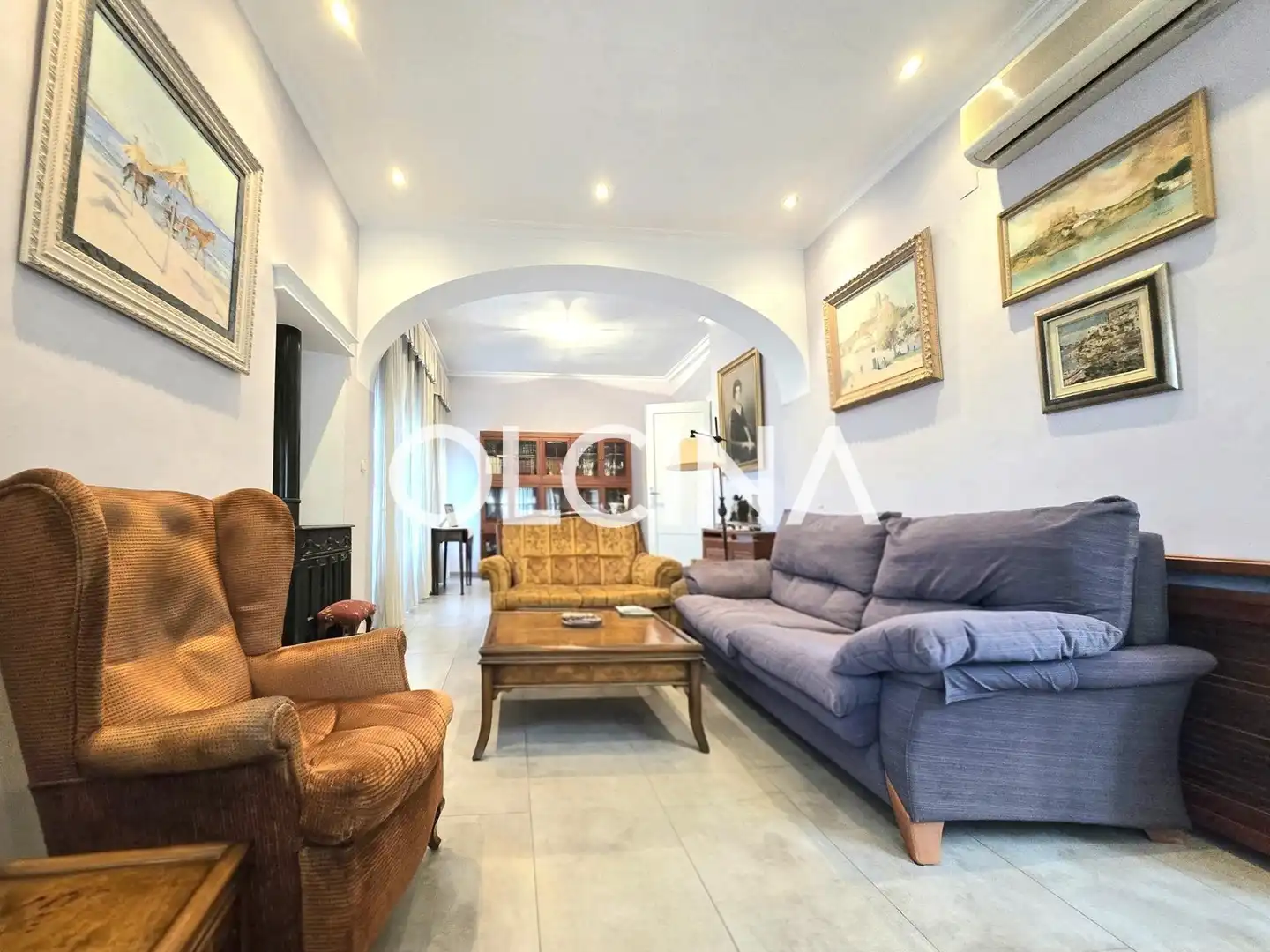 Sala de estar de Piso en venta en Cocentaina con Aire acondicionado, Calefacción y Terraza
