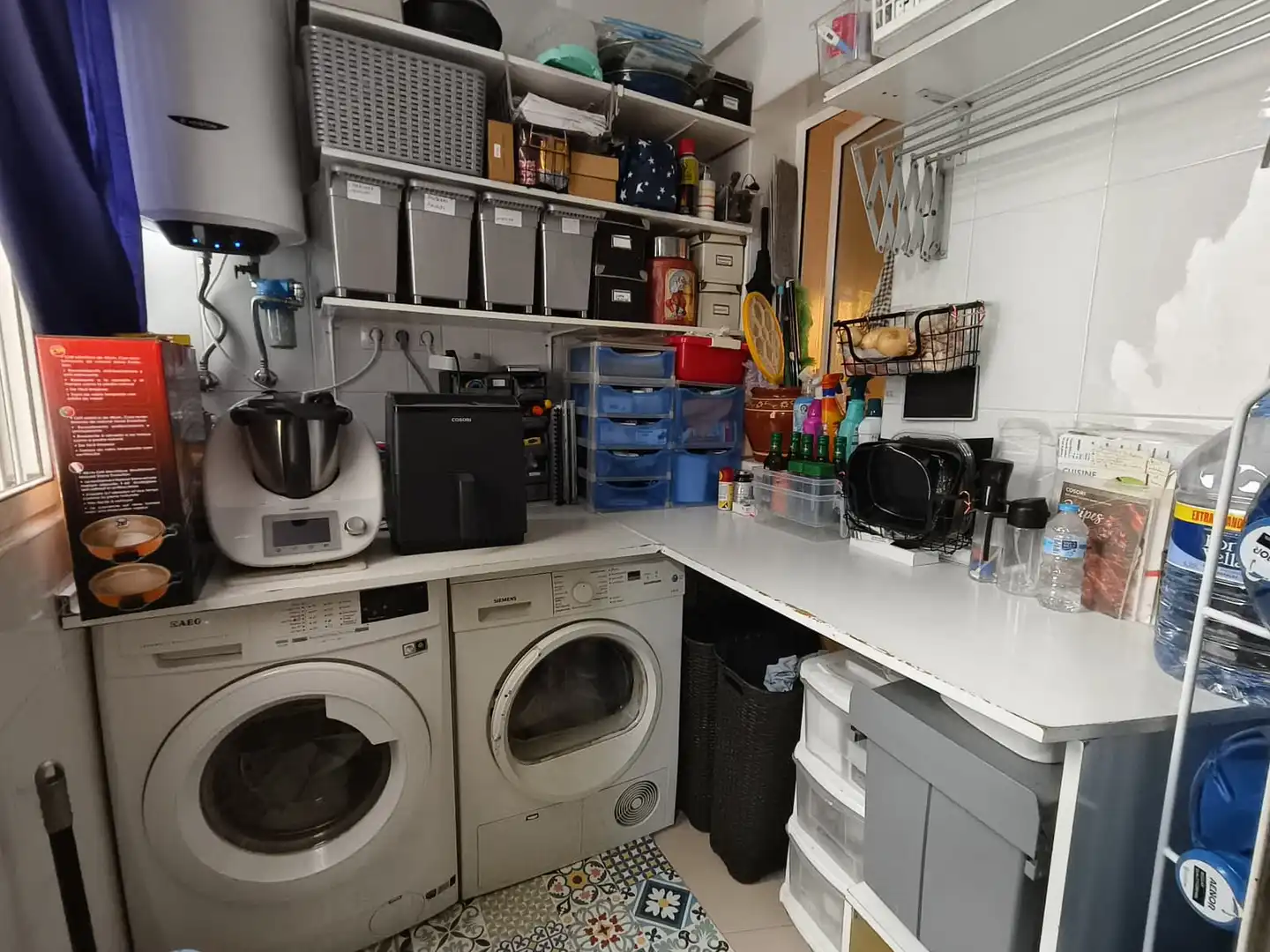 Cocina de Piso en venta en Alicante / Alacant con Aire acondicionado, Amueblado y Balcón