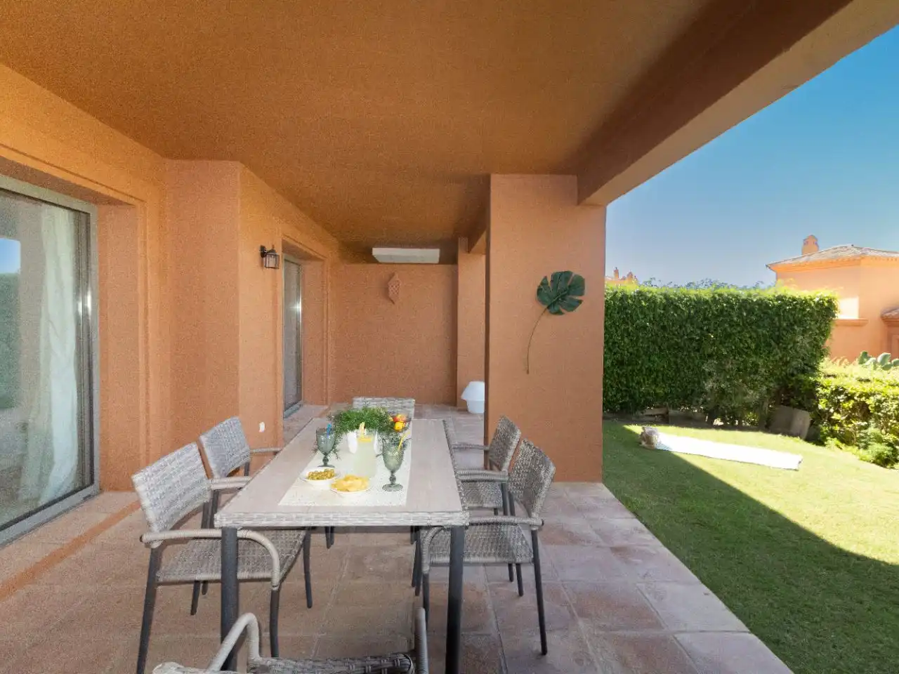 Terrace of Flat for sale in Estepona  with Air Conditioner, Private garden and Terrace