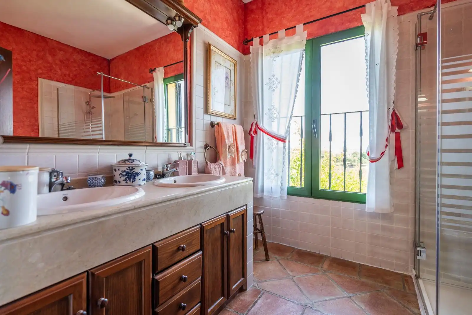 Baño de Finca rústica en venta en Chinchón con Aire acondicionado, Calefacción y Jardín privado