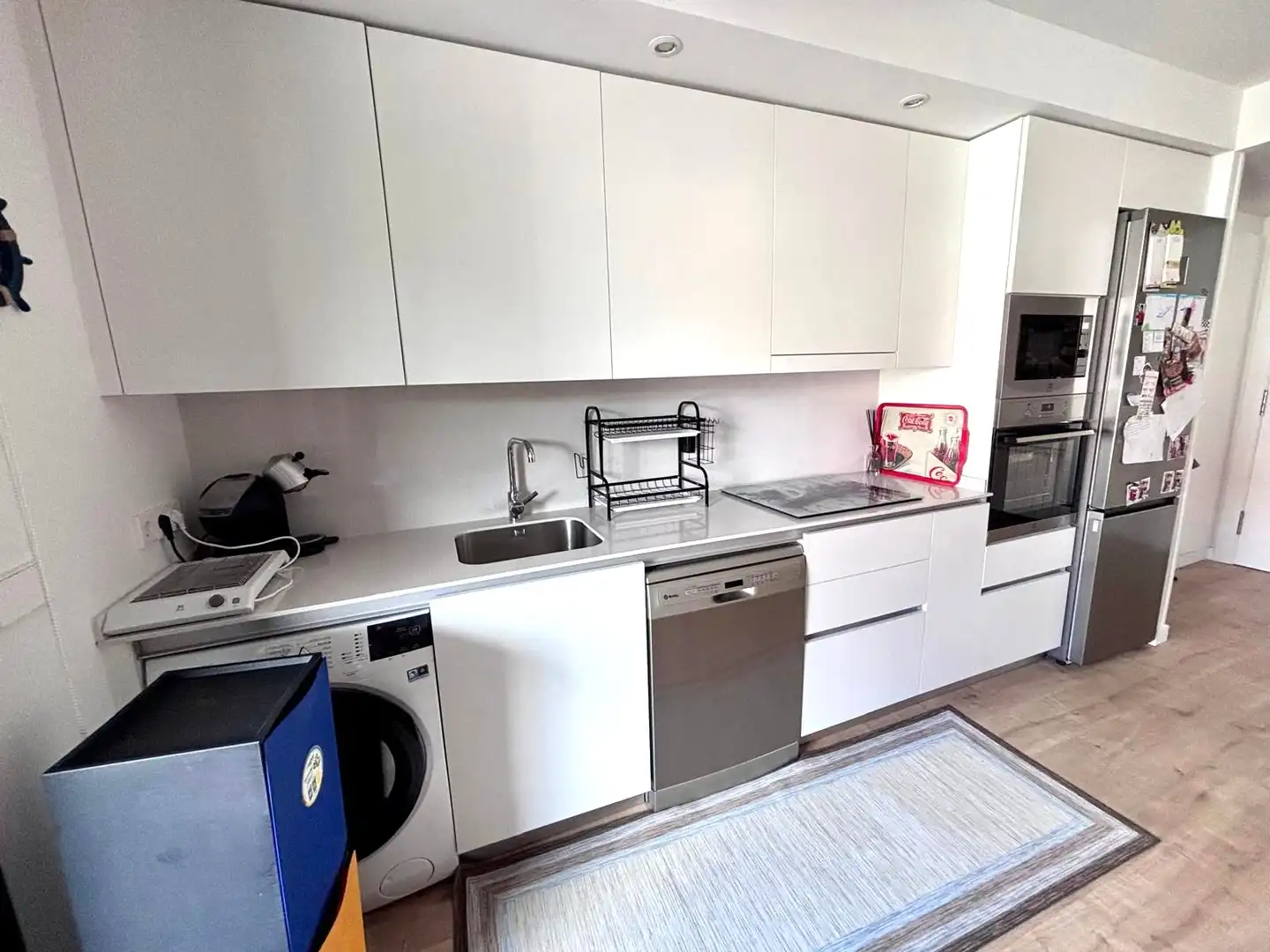 Kitchen of Flat for sale in Gijón   with Heating, Private garden and Parquet flooring