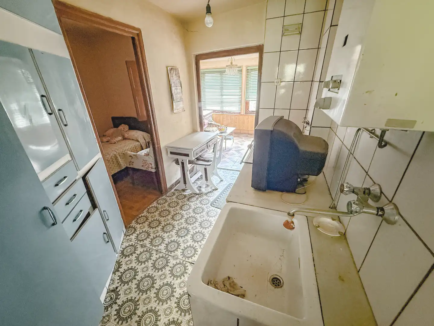 Cocina de Casa o chalet en venta en Mieres (Asturias) con Jardín privado y Balcón