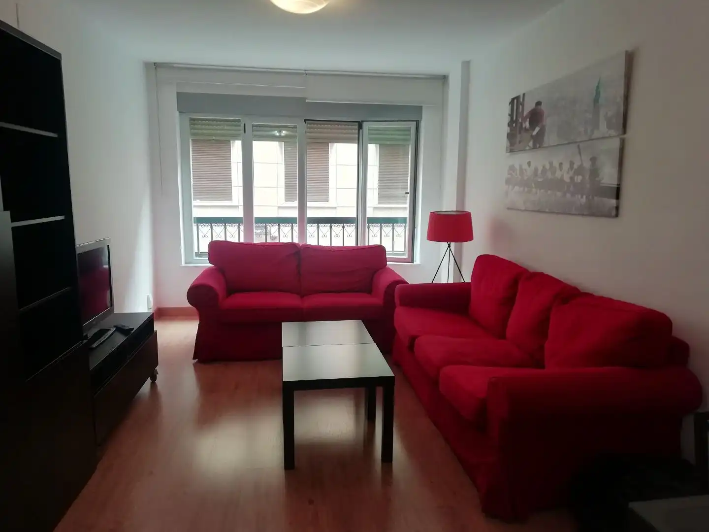 Sala de estar de Apartamento de alquiler en Salamanca con Calefacción, Parquet y Amueblado