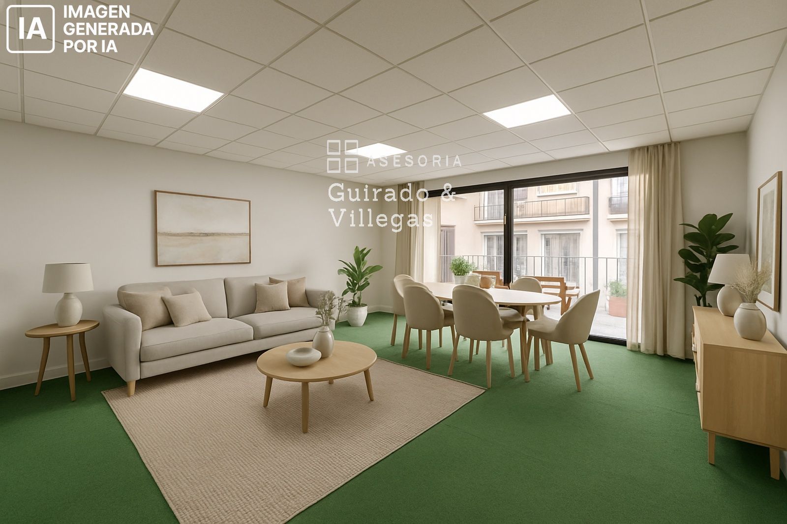 Sala d'estar de Local en venda en Badalona amb Aire condicionat