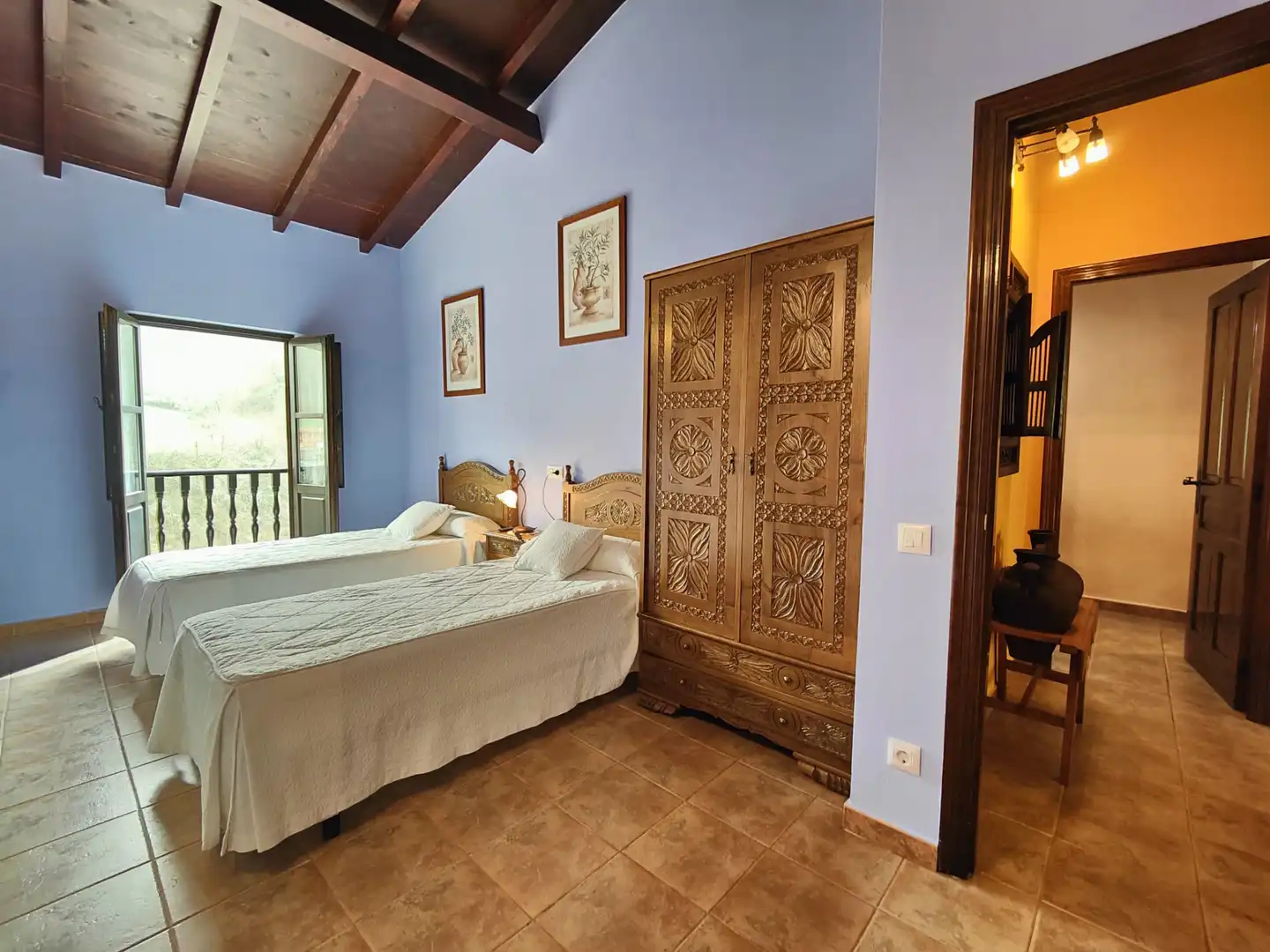 Habitación de Casa o chalet en venta en Quirós con Jardín privado, Amueblado y Balcón