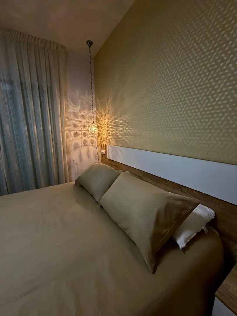 Habitación de Apartamento de alquiler en Mijas con Aire acondicionado, Calefacción y Jardín privado