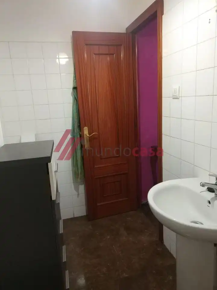Bathroom of Flat for sale in Ferrol  with Terrace, Storage room and Furnished