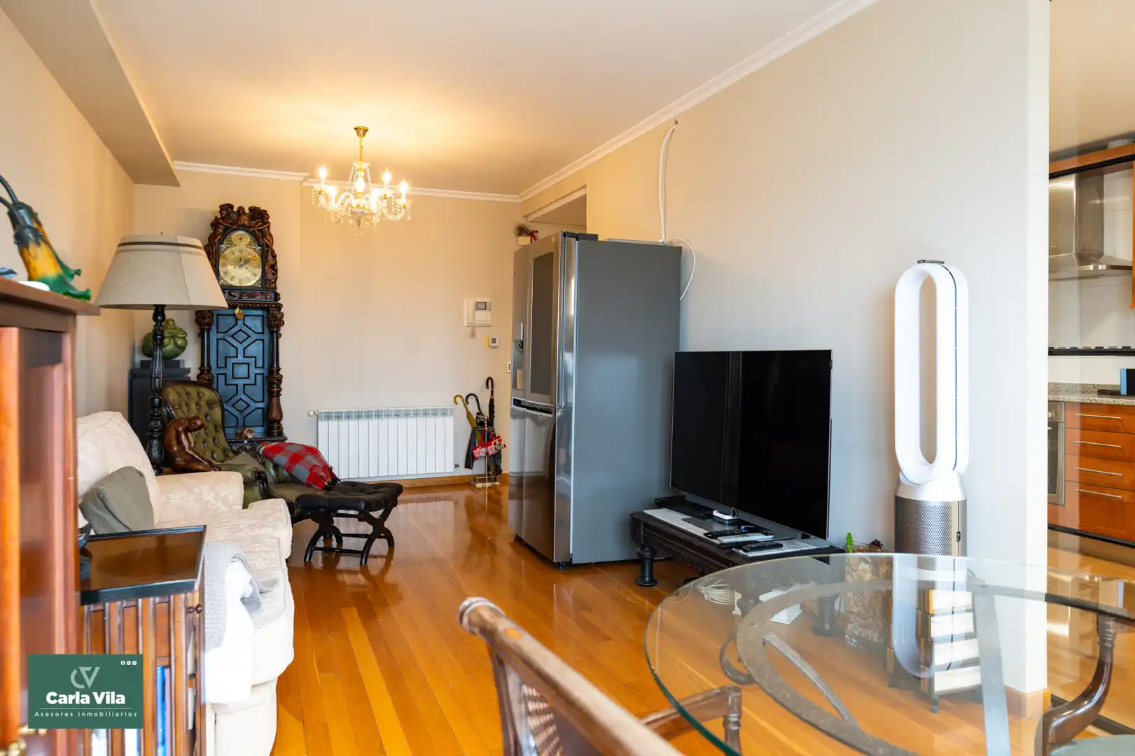 Sala d'estar de Dúplex en venda en Lugo amb Calefacció, Parquet i Terrassa