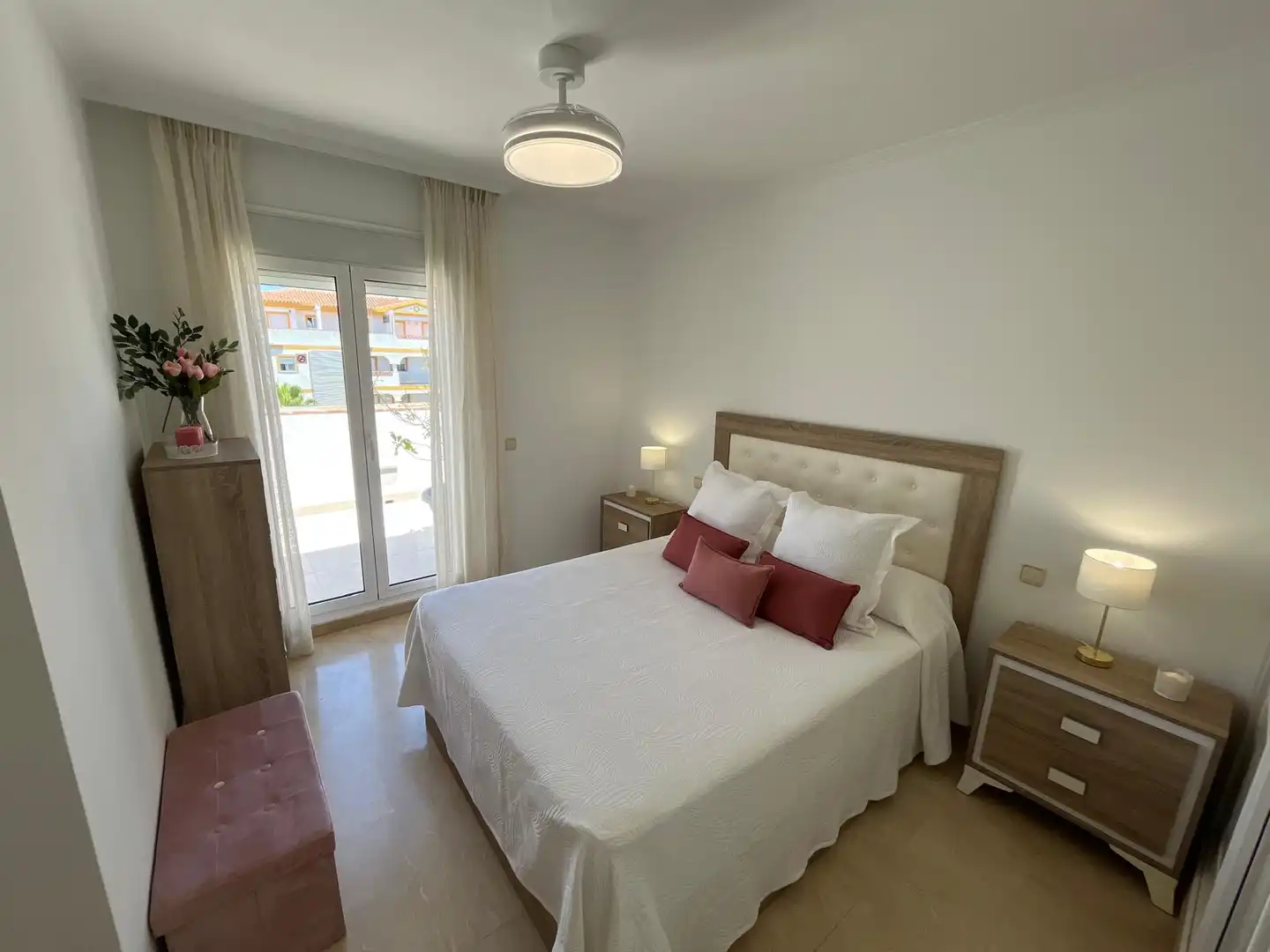 Dormitori de Àtic de lloguer amb opció a compra en Mijas amb Aire condicionat, Terrassa i Moblat
