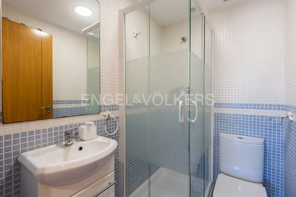 Bathroom of Flat for rent in La Pobla de Farnals  with Air Conditioner, Heating and Private garden