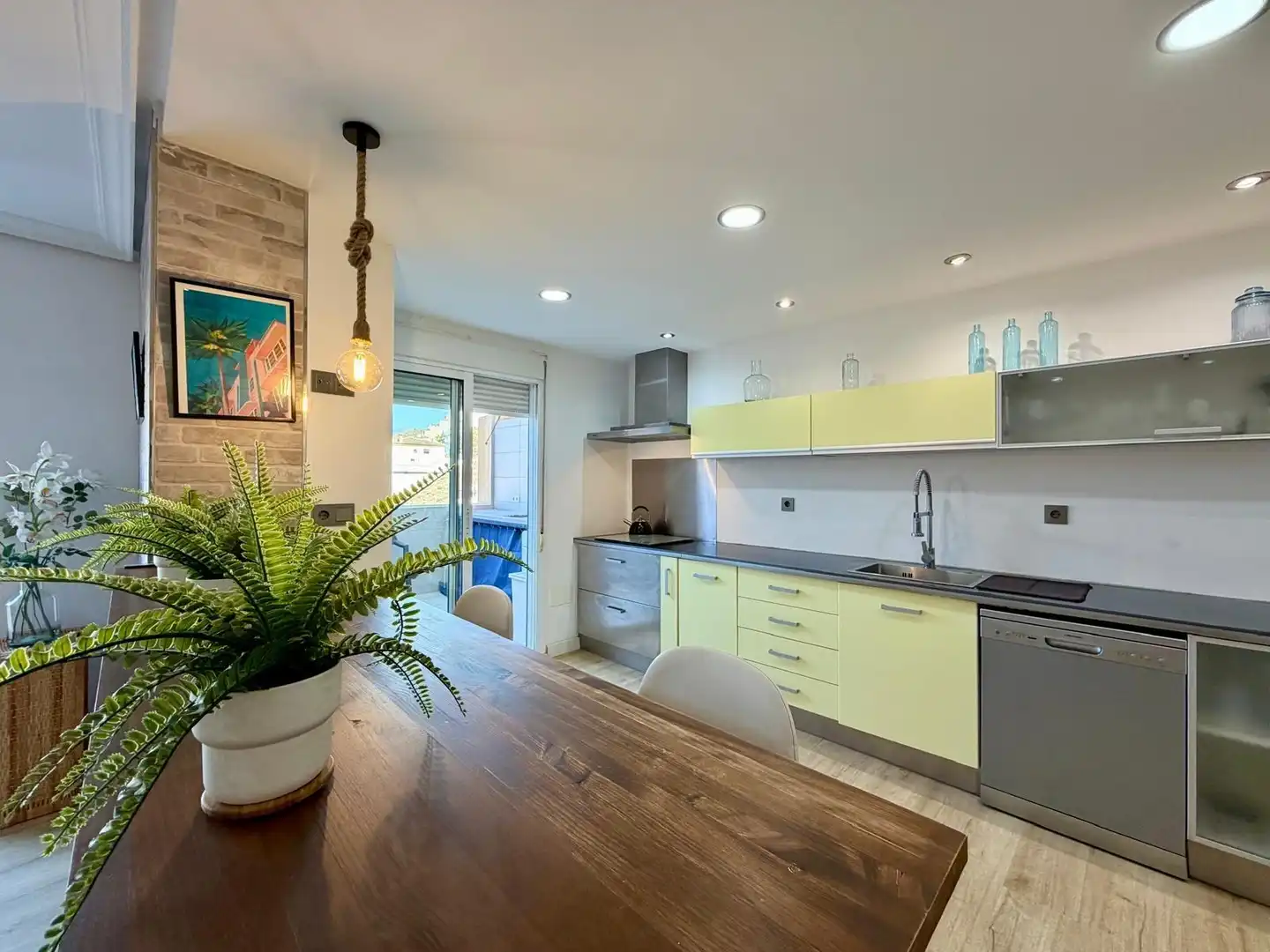 Cocina de Piso en venta en Roquetas de Mar con Aire acondicionado, Terraza y Amueblado