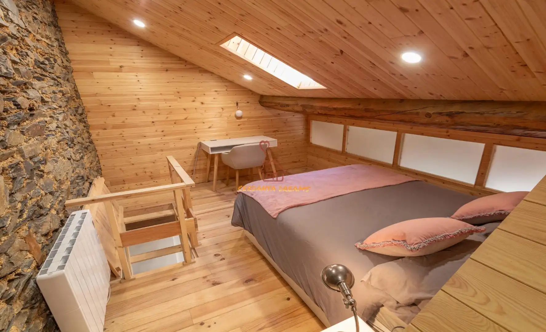 Bedroom of Ground floor for sale in Osséja  with Heating, Parquet flooring and Storage room