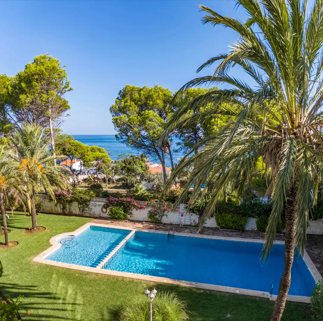 Swimming pool of Apartments for sale in Dénia  with Air Conditioner and Community pool