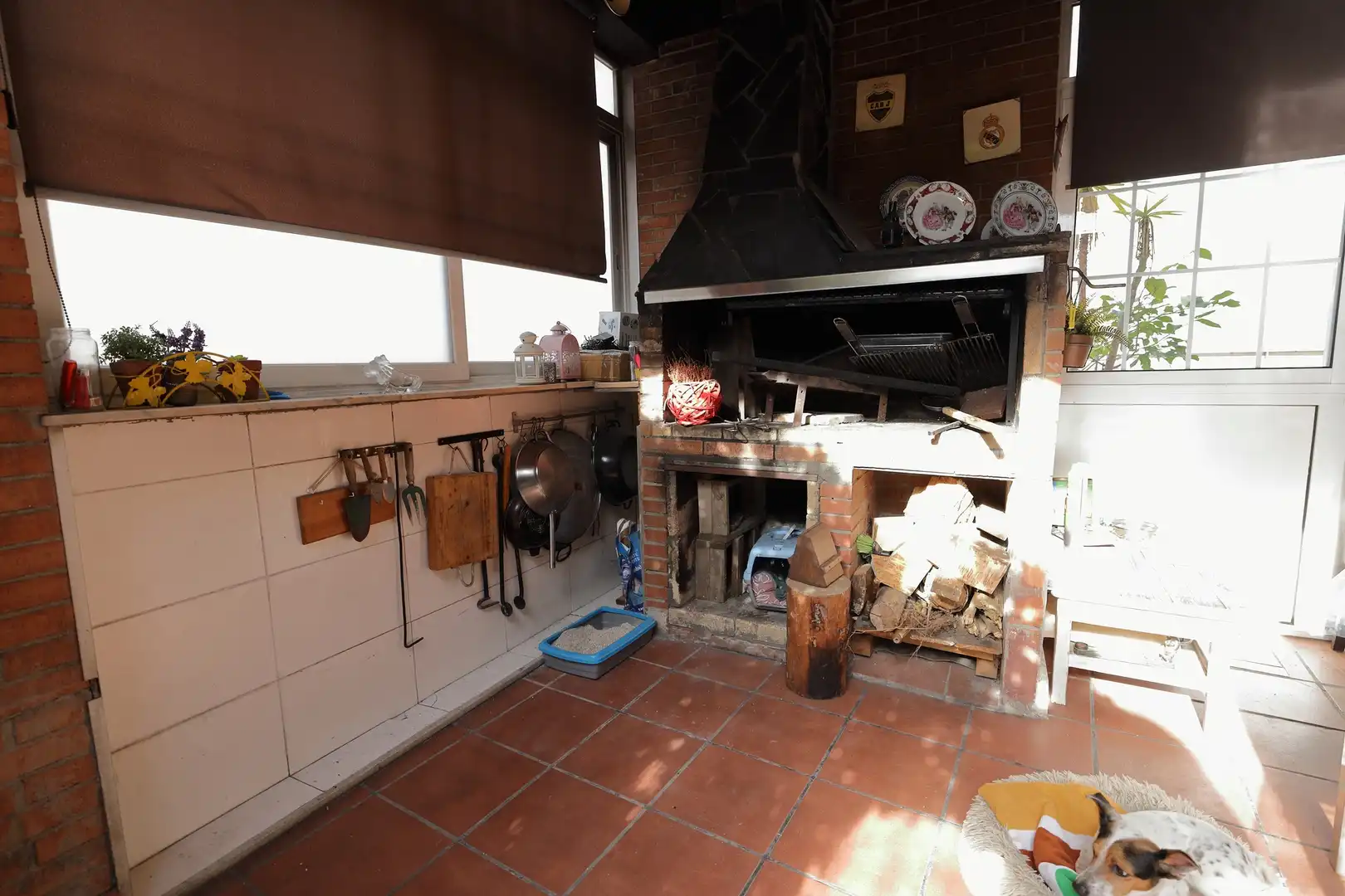 Cuina de Casa adosada en venda en Sabadell amb Calefacció, Jardí privat i Terrassa