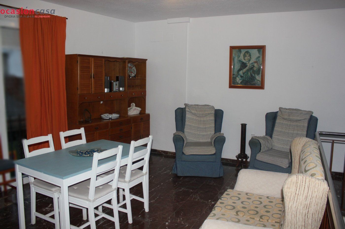 Living room of House or chalet for sale in Almodóvar del Río  with Air Conditioner, Parquet flooring and Terrace