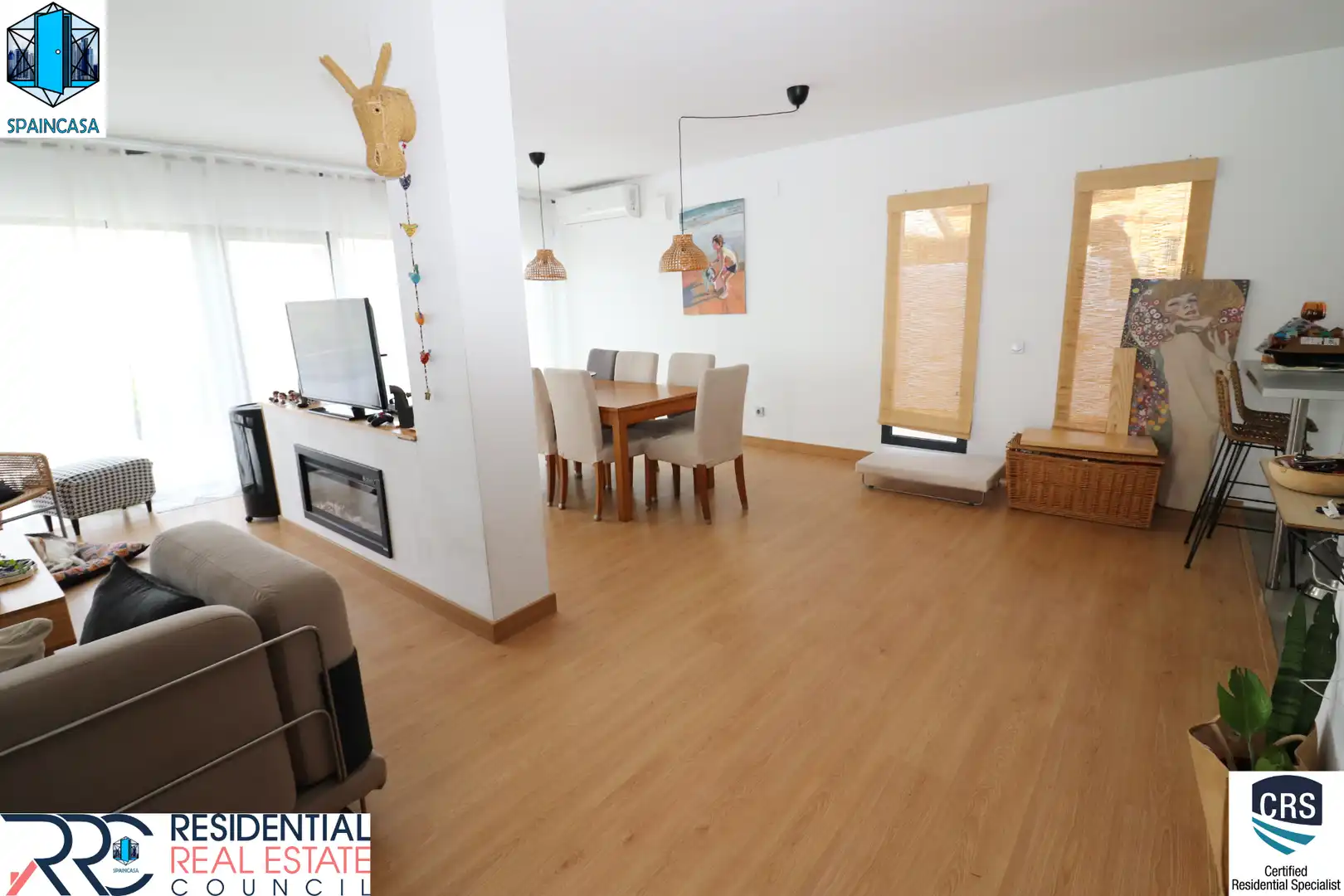 Sala de estar de Casa o chalet en venta en Aljaraque con Aire acondicionado, Balcón y Alarma