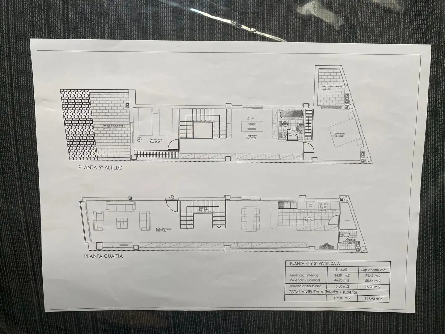 Dúplex con terraza en venta en Centro