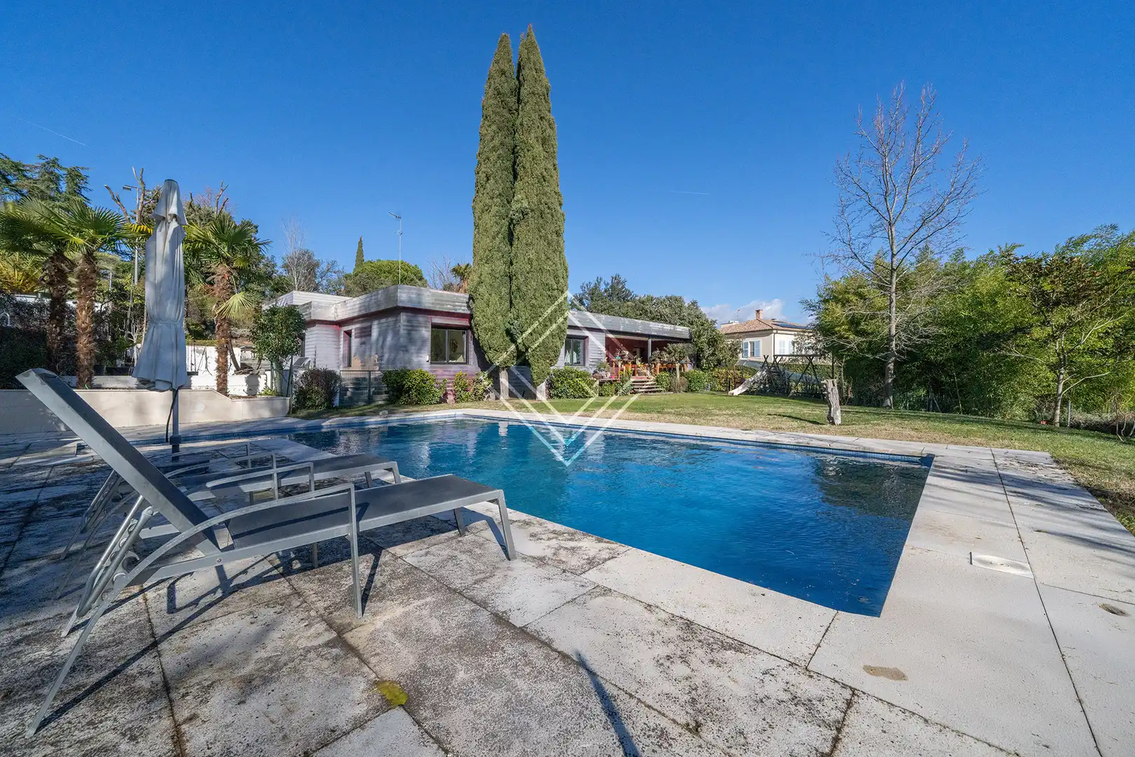 Jardí de Casa o xalet en venda en Fuente del Fresno amb Aire condicionat, Calefacció i Jardí privat