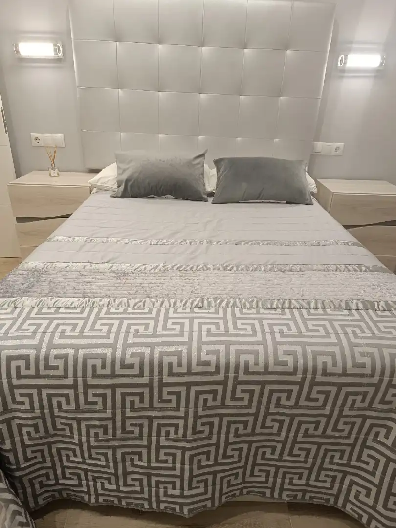 Bedroom of Flat for rent in Gijón   with Heating and Furnished
