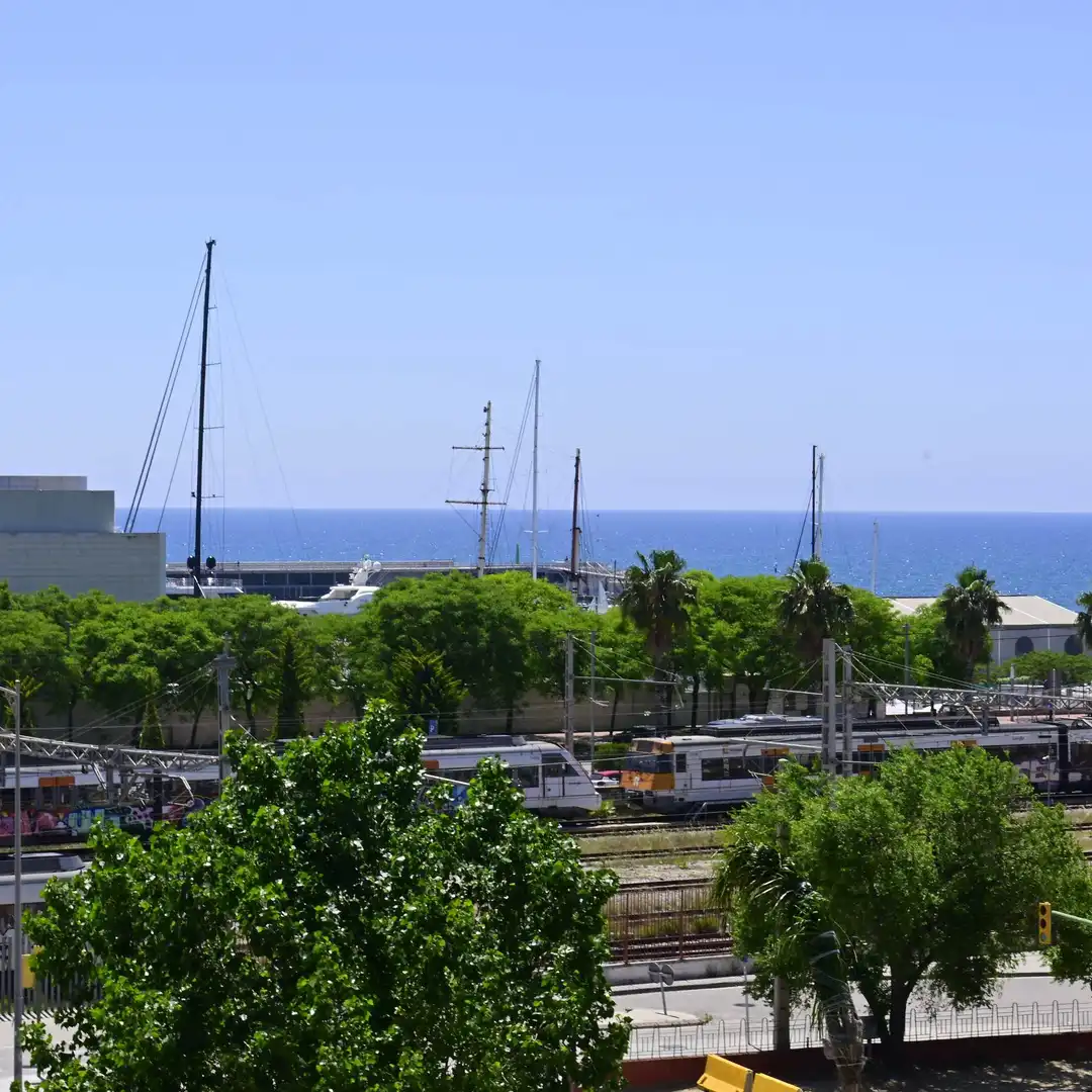 Vista exterior de Piso en venta en Mataró con Aire acondicionado, Calefacción y Terraza