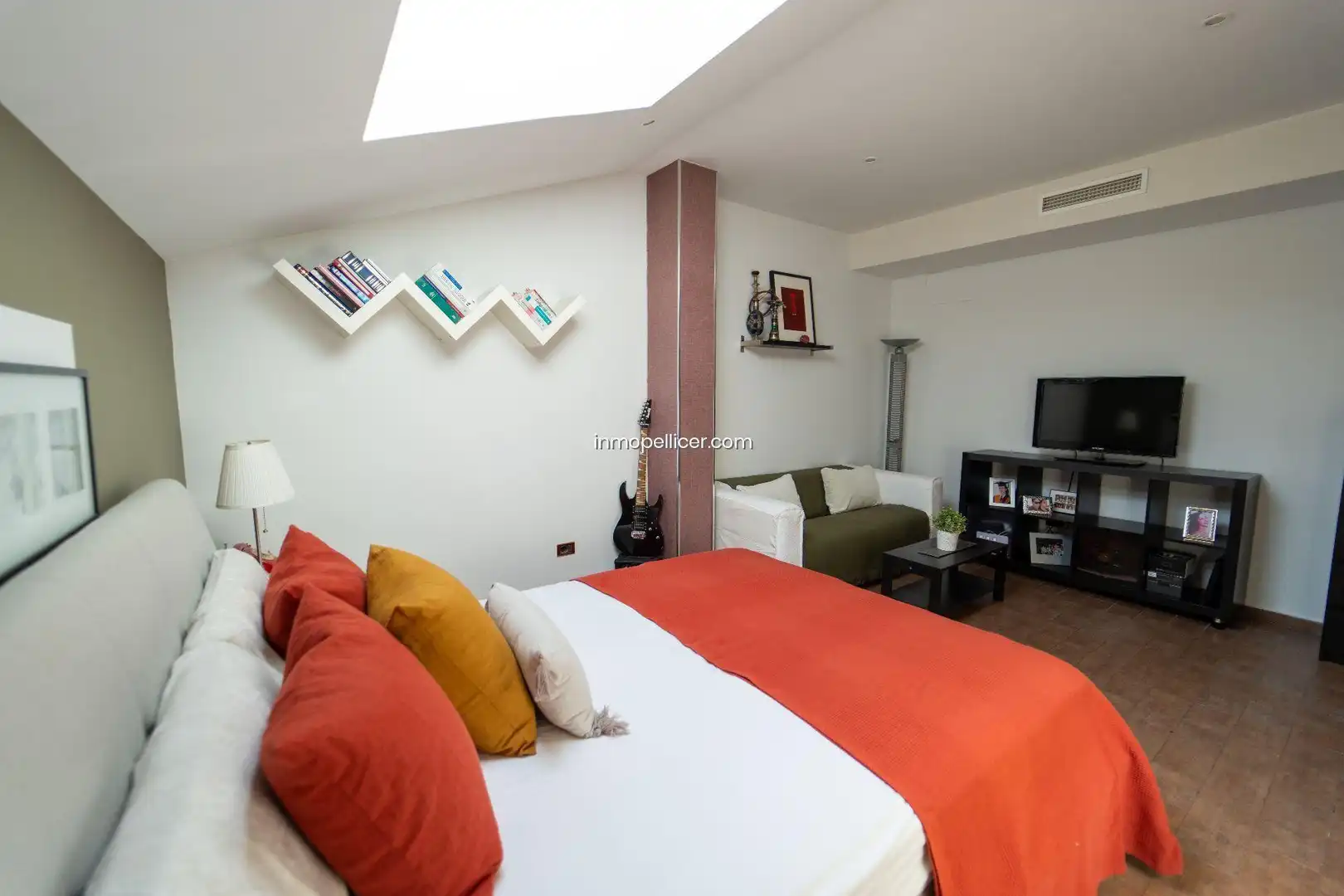 Schlafzimmer von Haus oder Chalet zum Verkauf in L'Alfàs del Pi mit Klimaanlage, Heizung und Privatgarten