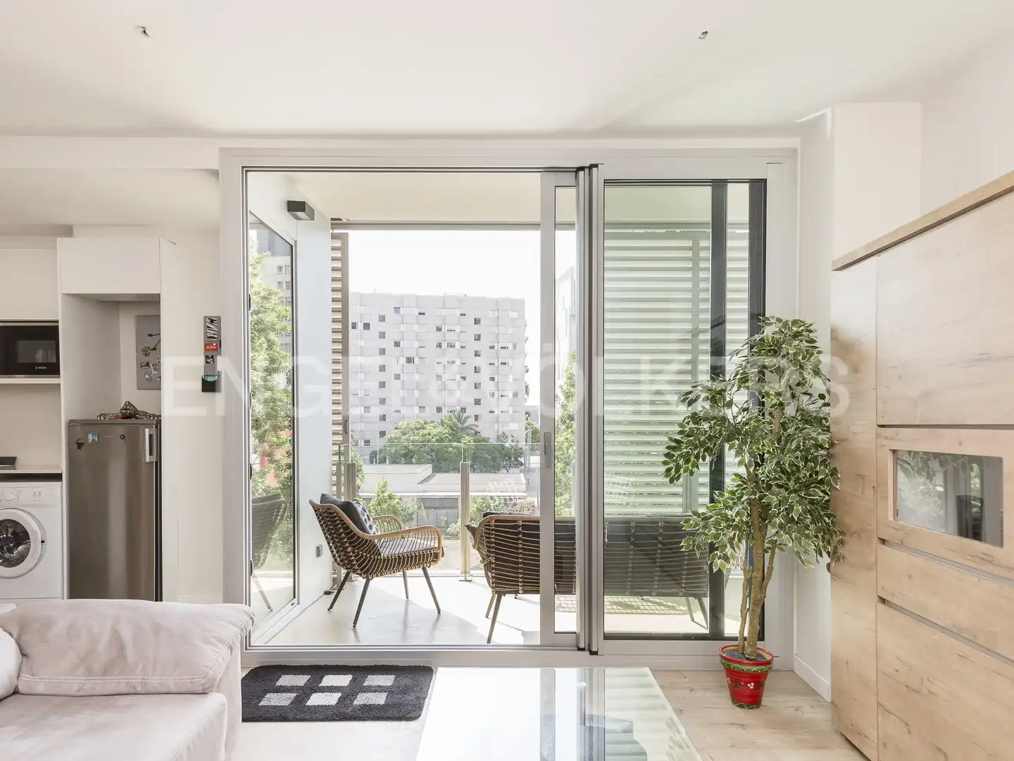 Terraza de Piso en venta en Sant Adrià de Besòs con Aire acondicionado, Calefacción y Parquet