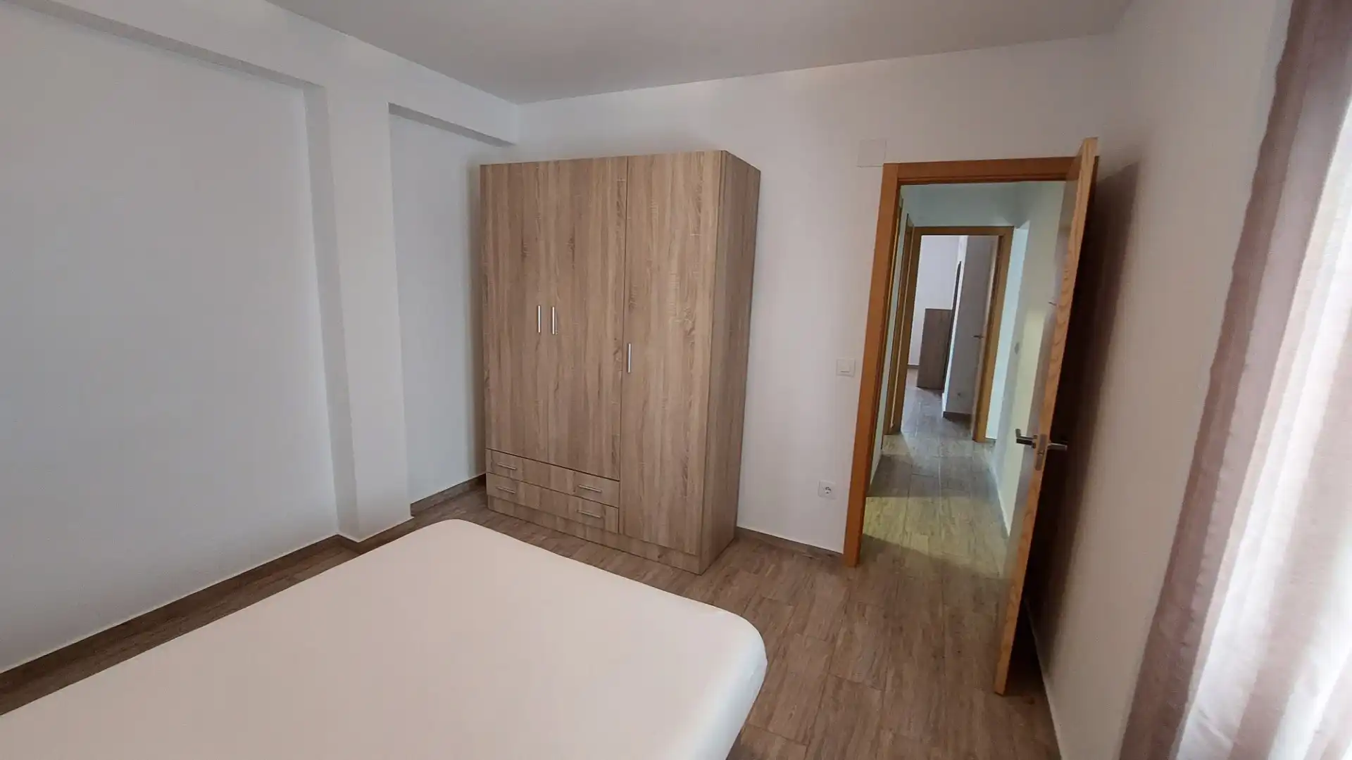 Bedroom of Flat for rent in Plasencia  with Air Conditioner, Heating and Furnished