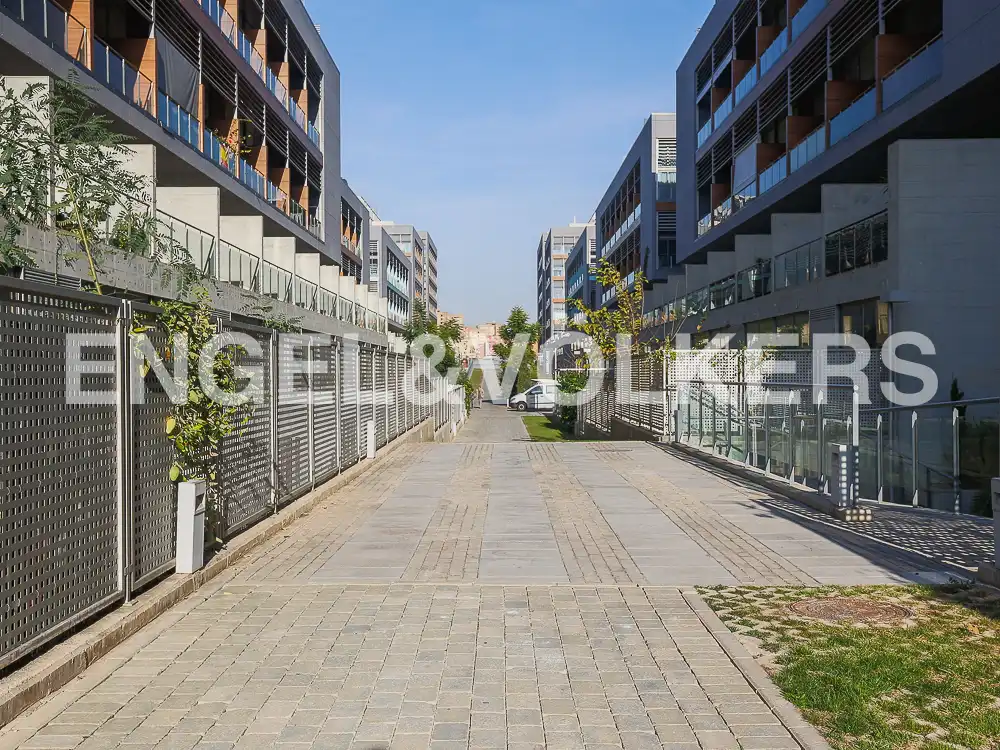 Terrasse von Loft zur Miete in Valencia mit Klimaanlage, Heizung und Privatgarten