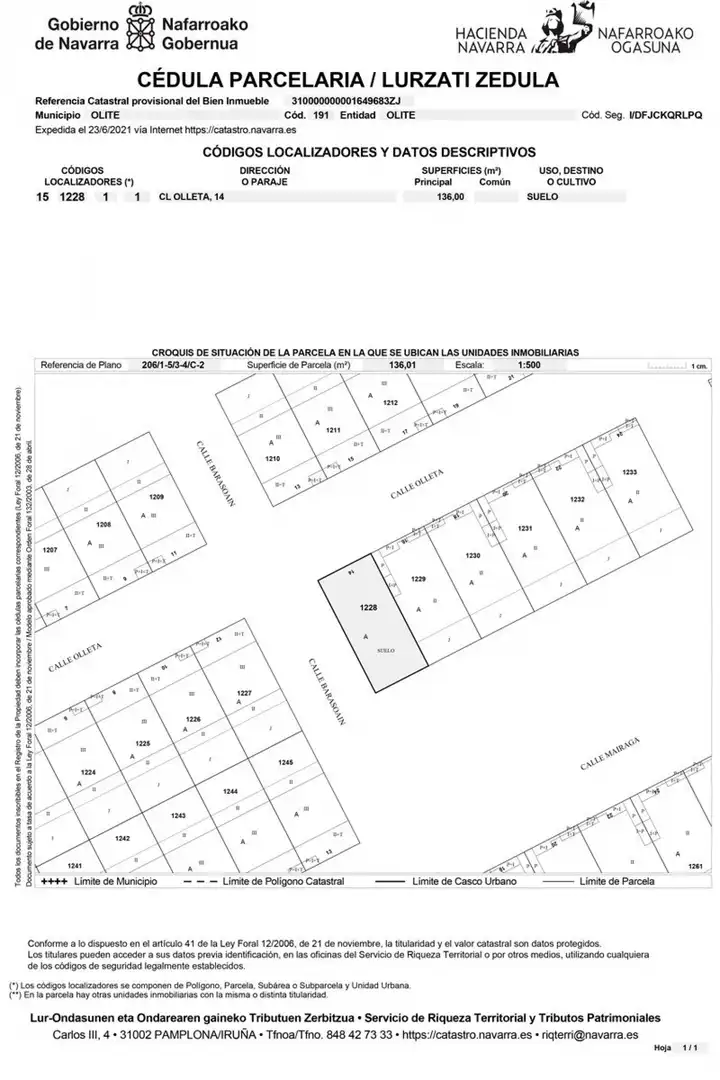 Rustikales Grundstück zum Verkauf in Olite - Calle OLLETA, imagen 5