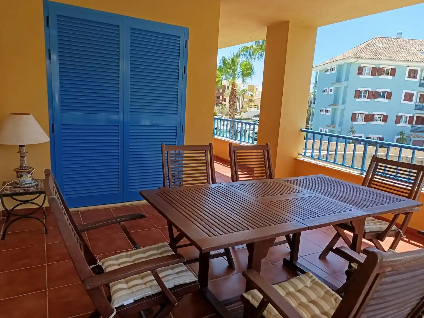 Terrassa de Apartament de lloguer en Sotogrande amb Aire condicionat i Terrassa